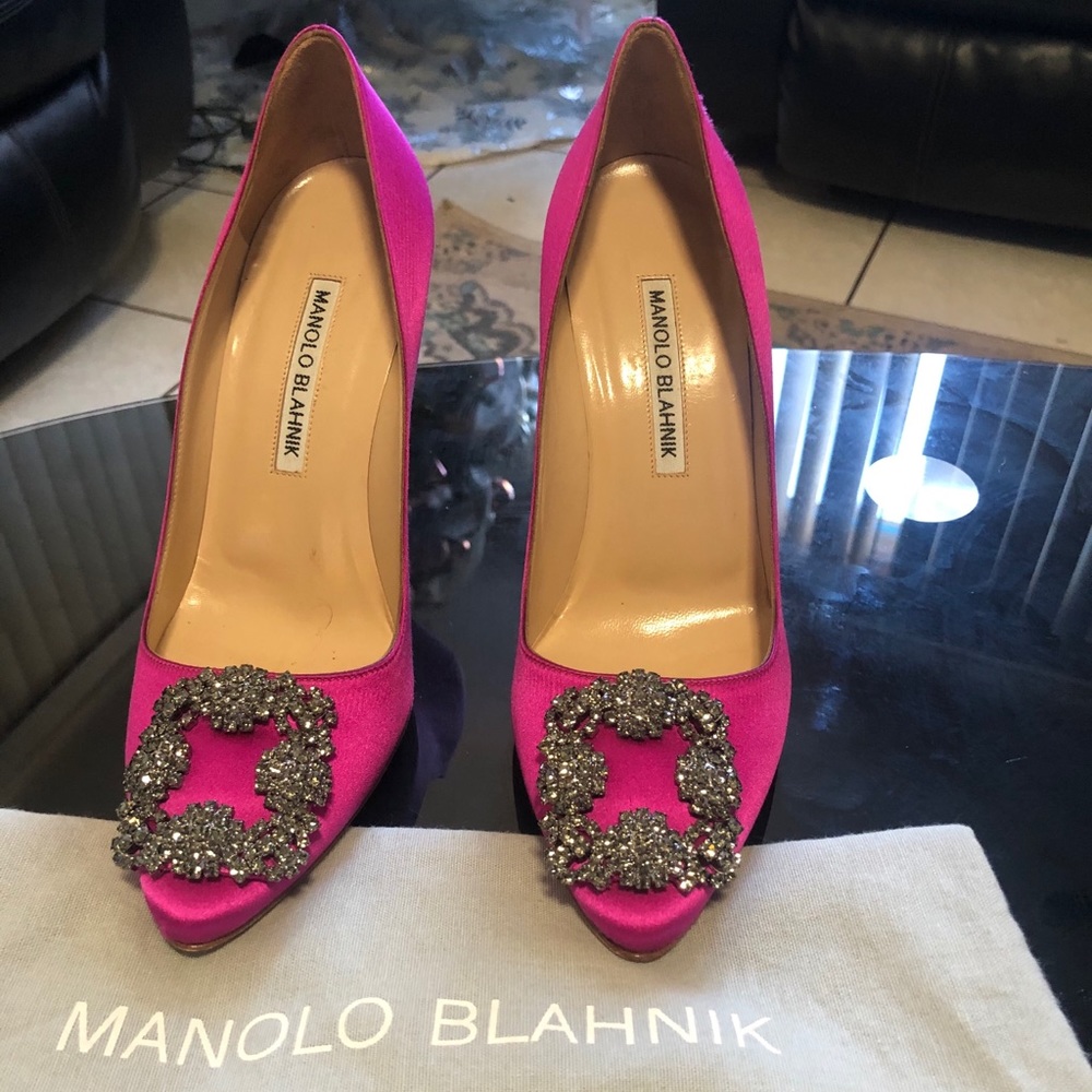 Authentic Manolo Blahnik with dust bag only